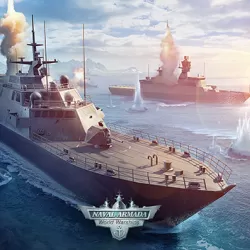 Naval Armada: Battleship boat games naval warfare