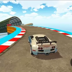Extreme Stunts GT Racing Car: Mega Impossible Ramp