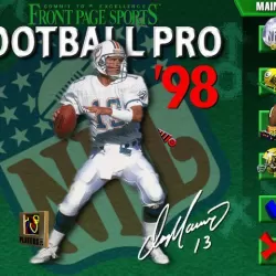 Front Page Sports Football Pro '98