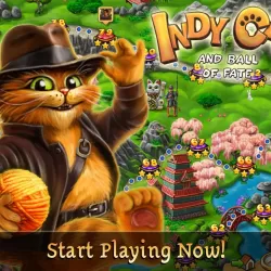 Indy Cat - Match 3 Puzzle Adventure
