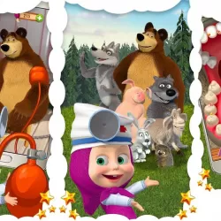 Masha and the Bear: Free Animal Games for Kids