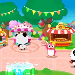 Baby Panda's Carnival - Christmas Amusement Park