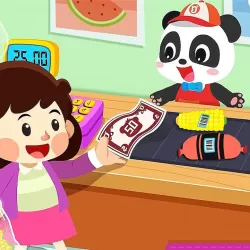 Baby Panda's Town: Supermarket