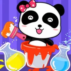 Baby Panda’s Color Mixing Studio