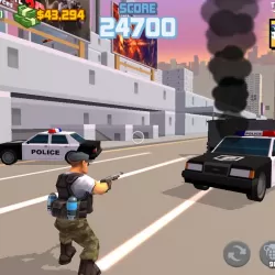 Grand Gangster City: Pixel 3D Gun Crime Game