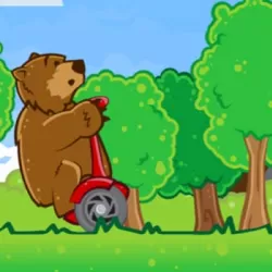Bear On A Scooter