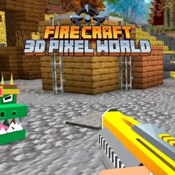 Fire Craft: 3D Pixel World