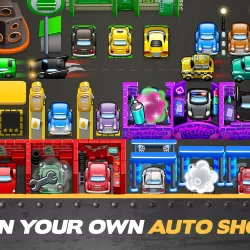 Tiny Auto Shop - Car Wash and Garage Game