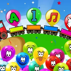 Balloon Pop Kids Learning Game Free for babies