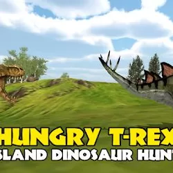 Hungry T-Rex: Island Dinosaur Hunt