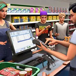 Shopping Mall Girl Cashier - Cash Register Games