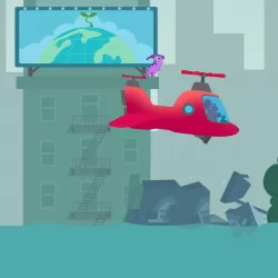Dinosaur Helicopter - Games for kids