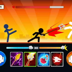 Stickman Fighter : Mega Brawl (stick fight game)