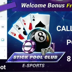 Stick Pool Club: 8 Ball Pool, 3D Poker, Callbreak