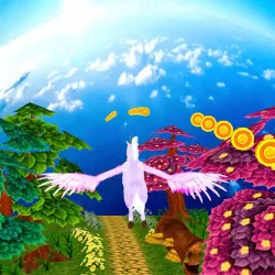 Unicorn Dash Fly Pegasus 3D HD