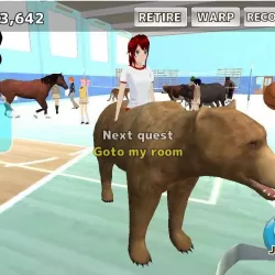 Animal School Simulator. girls and animal life