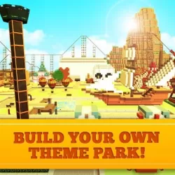 Roller Coaster Craft: Blocky Building & RCT Games