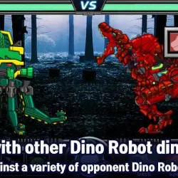 T-Rex Red - Combine! Dino Robot : Dinosaur games