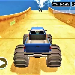 Mega Ramp Car Racing Stunts - Monster Truck Games