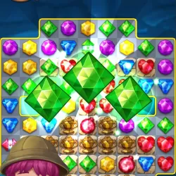 Jewels fantasy:  Easy and funny puzzle game