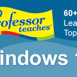 Professor Teaches Windows 10