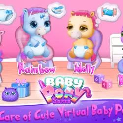 Baby Pony Sisters - Virtual Pet Care & Horse Nanny