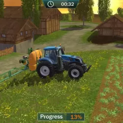 Modern Farming Worker 3D