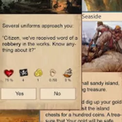 Captain's Choice: text quest