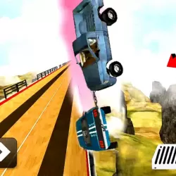 Double Impossible Mega Ramp 3D - Car Jump & Drift