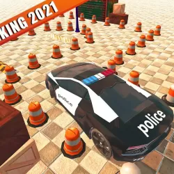 3D Police Car Modern Parking- Advance Parking