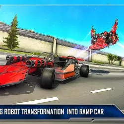 Ramp Car Robot Transforming Game: Robot Car Games