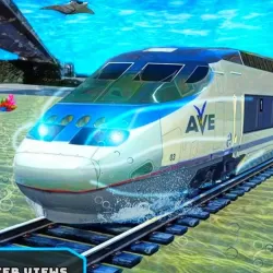 Underwater Bullet Train Simulator : Train Games