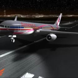 Flight Simulator Night - Fly Over New York NY