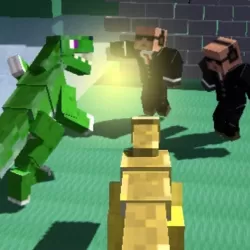 Blocky Dino Park: Raptor Attack