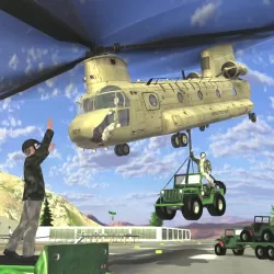 Army Helicopter Flying Simulator