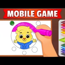 Coloring games for kids  Learn & painting games