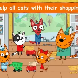 Kid-E-Cats Shopping Games for Kids! Three Kittens!