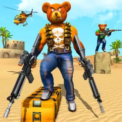 Teddy Bear Gun Games 3D - Free Shooting Games