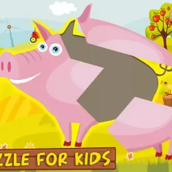 Farm Animals: Kids & Girls puzzles games Free