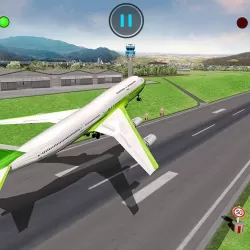Pilot Plane Landing Simulator - Airplane games