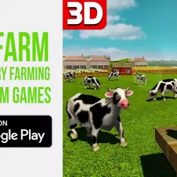 Cow farm milk factory farming dairy farm games