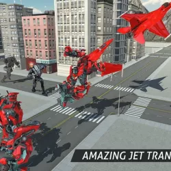 Robot Airplane Simulator Flying Robot Transforming