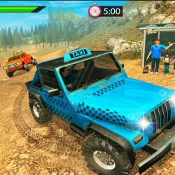SUV Taxi Yellow Cab: Offroad NY Taxi Driving Game