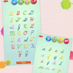 LetraKid PRO Cursive Alphabet Letters Writing Kids