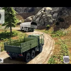 Army Truck Driver Off Road
