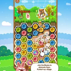 LINE Pokopang - POKOTA's puzzle swiping game!